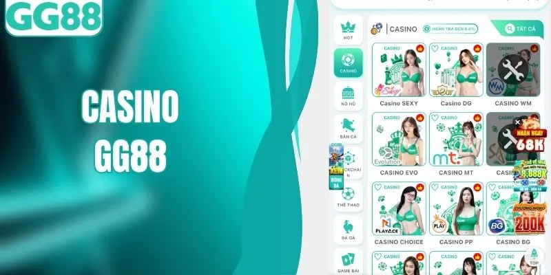 Casino GG88 - Khám Phá Thiên Đường Giải Trí Đỉnh Cao
