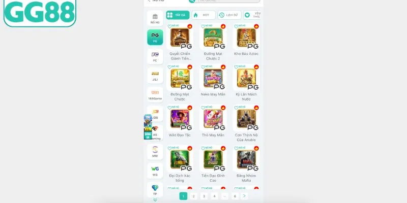 Thương hiệu game uy tín hàng đầu tại nổ hũ GG88